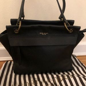 COPY - Henri Bendel black leather handbag